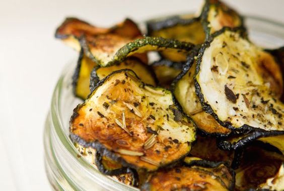 Chips de courgette